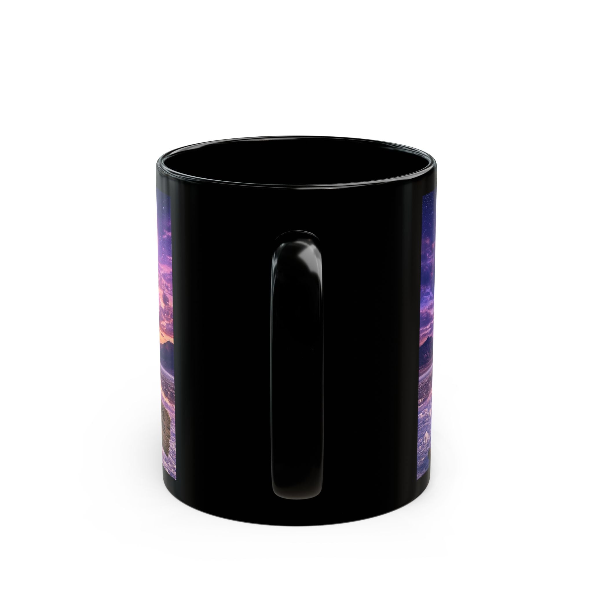 Zen Level: Impossible | Cosmo & Porcia Black Mug